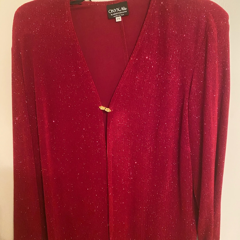 Onyx Nite by Wendye Chaitin cardigan